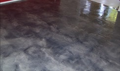 Gallery of our metallic garage floor coatings