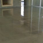 Picture of a recent Phoenix concrete floor sealed by the Barefoot contractors