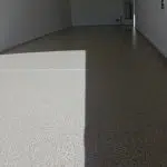 Picture of a recent garage epoxy floor by Barefoot in Scottsdale